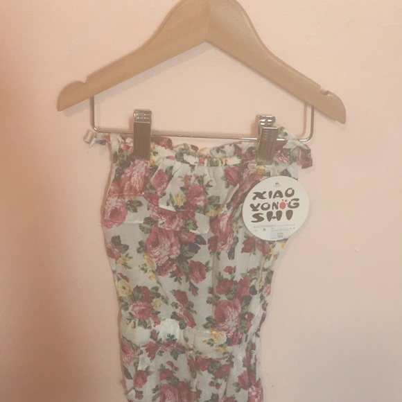 FLORAL CAPRI ROMPER - Picture 3 of 3